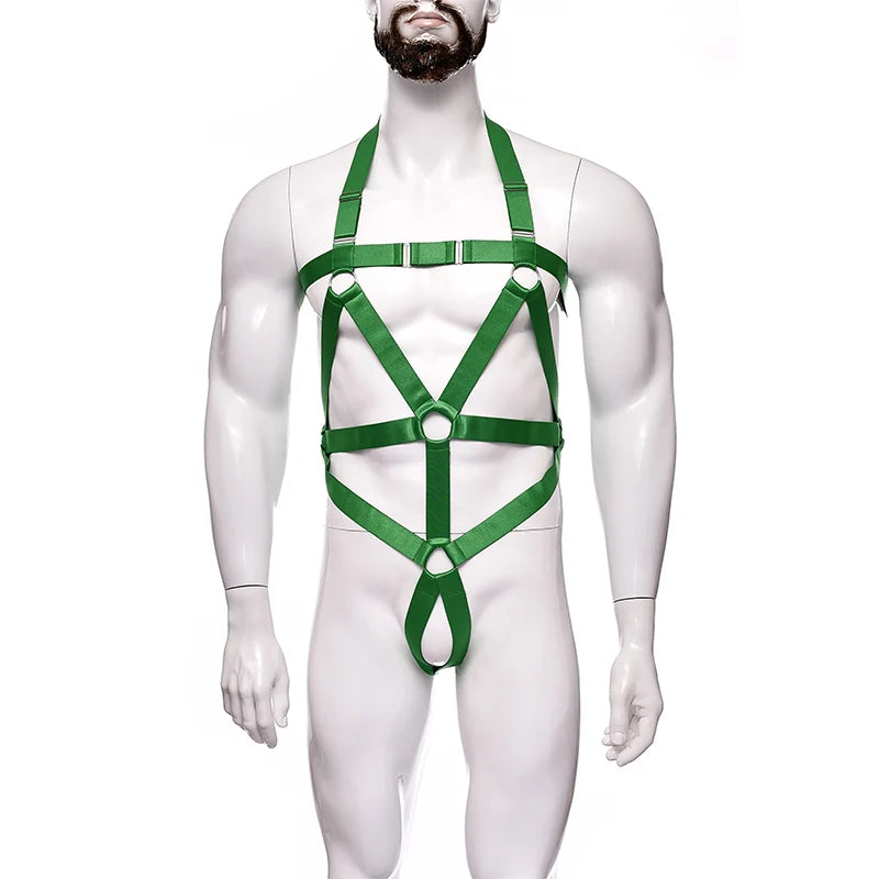 NUVO Men's Elastic Uni-Harness - Harness - Twisted Jezebel