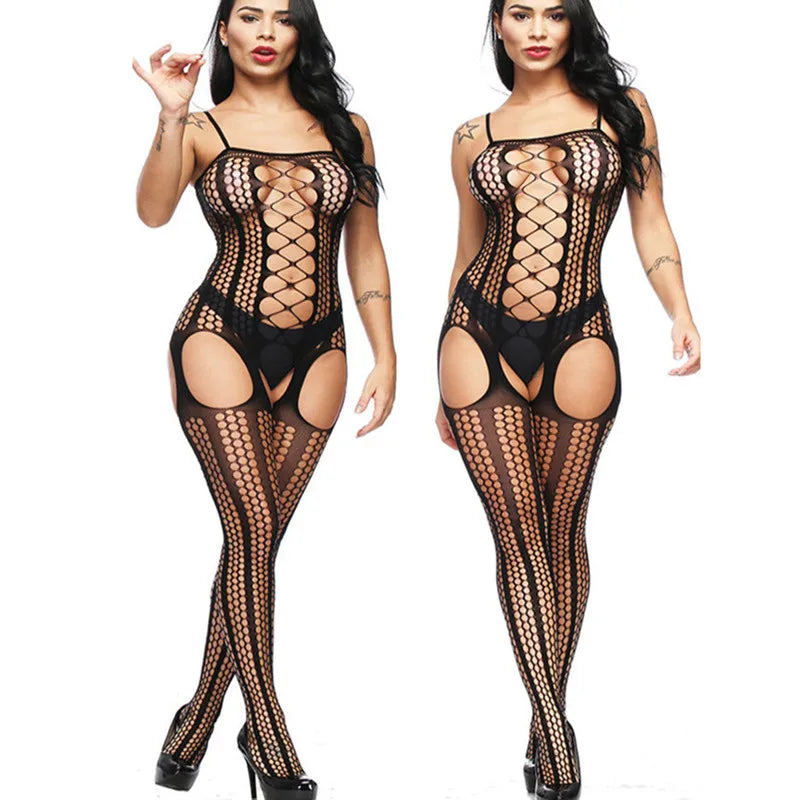 Sissy Stockings Body Suit