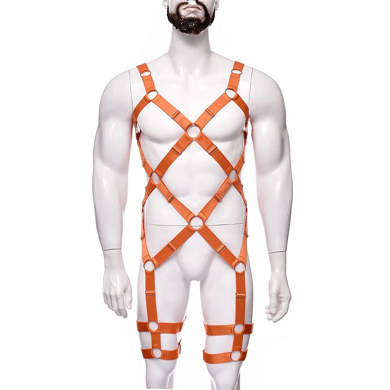 NUVO Men's Elastic Uni-Harness - Harness - Twisted Jezebel