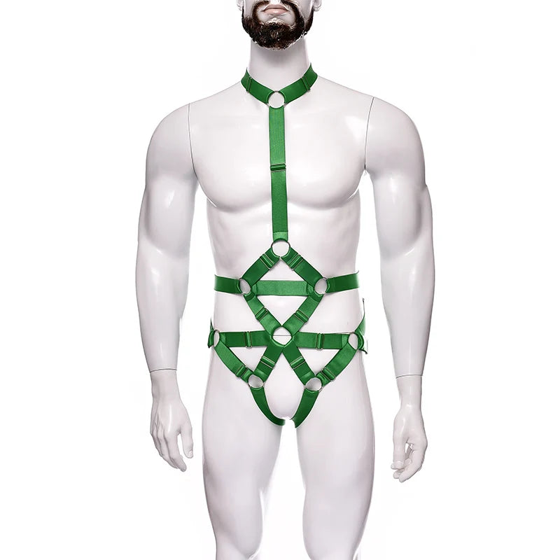 NUVO Men's Elastic Uni-Harness - Harness - Twisted Jezebel