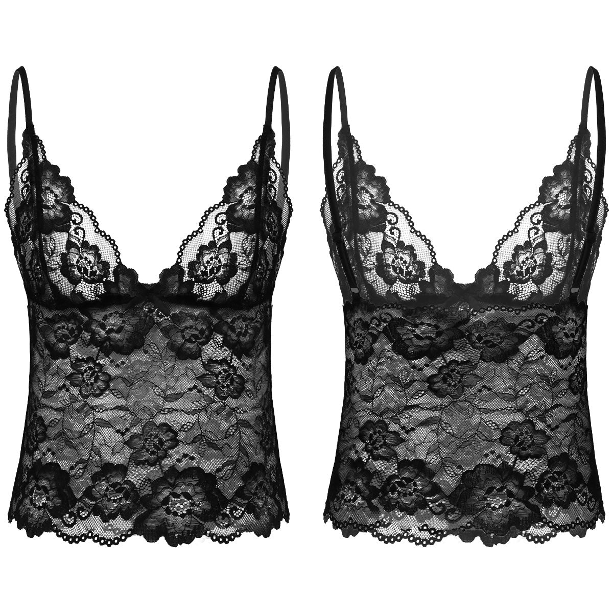 Lace Lingerie Camisole - Camisole - Twisted Jezebel