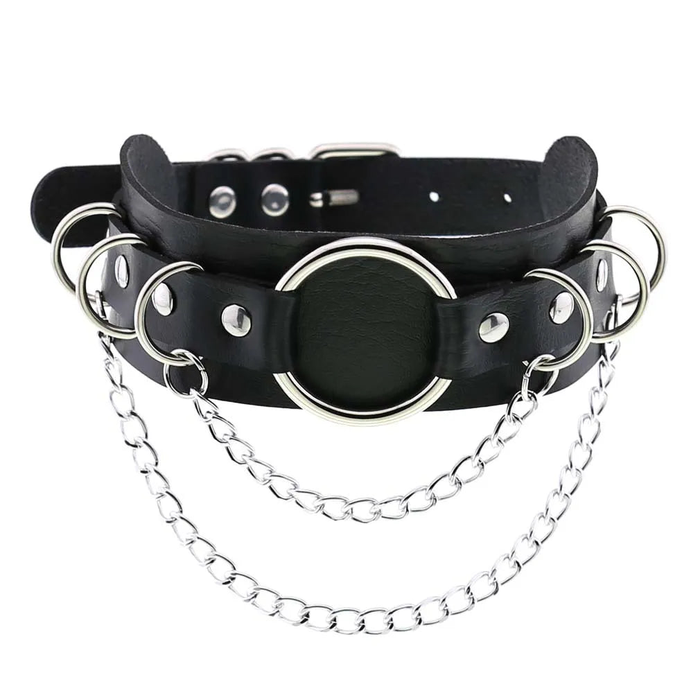 DEZI Choker Collars, Black - Collars - Twisted Jezebel