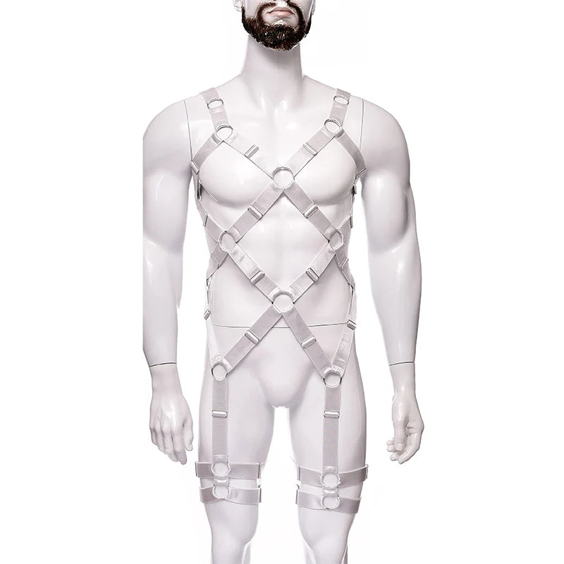 NUVO Men's Elastic Uni-Harness - Harness - Twisted Jezebel