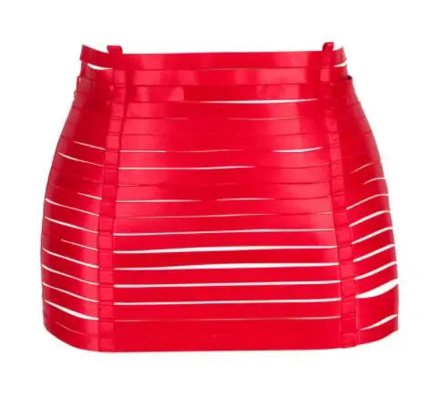 NUVO Elastic Sissy Skirt - Garter - Twisted Jezebel