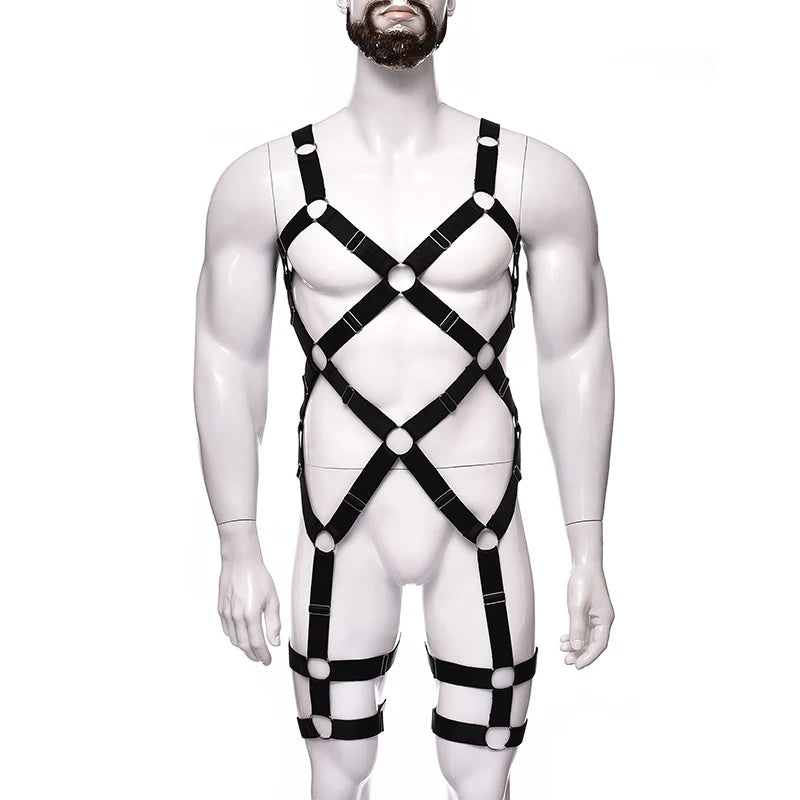 NUVO Men's Elastic Uni-Harness - Harness - Twisted Jezebel
