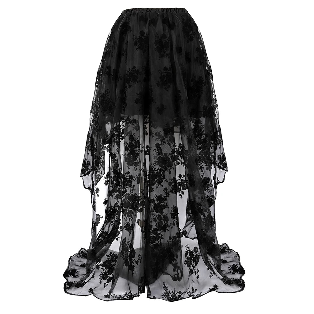 Gothic Maxi Skirt S-6XL - Skirt - Twisted Jezebel