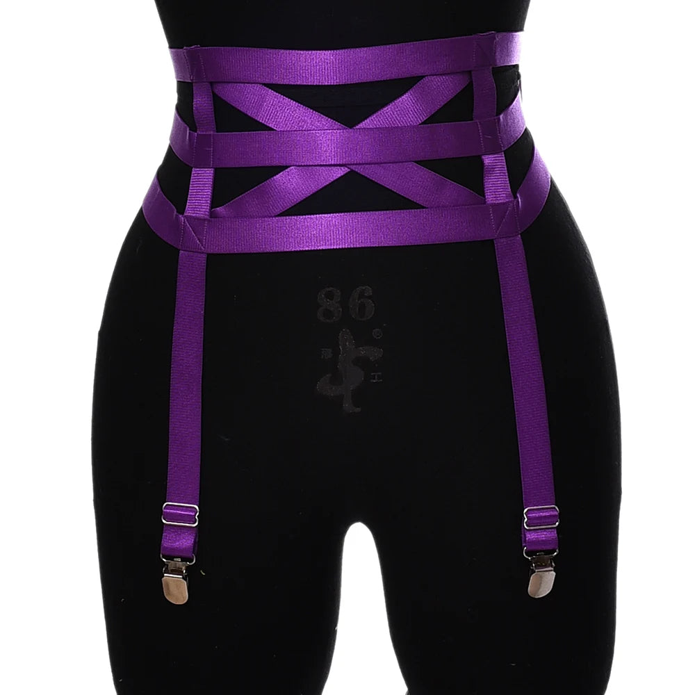 NUVO Criss Cross Garters - Garter - Twisted Jezebel