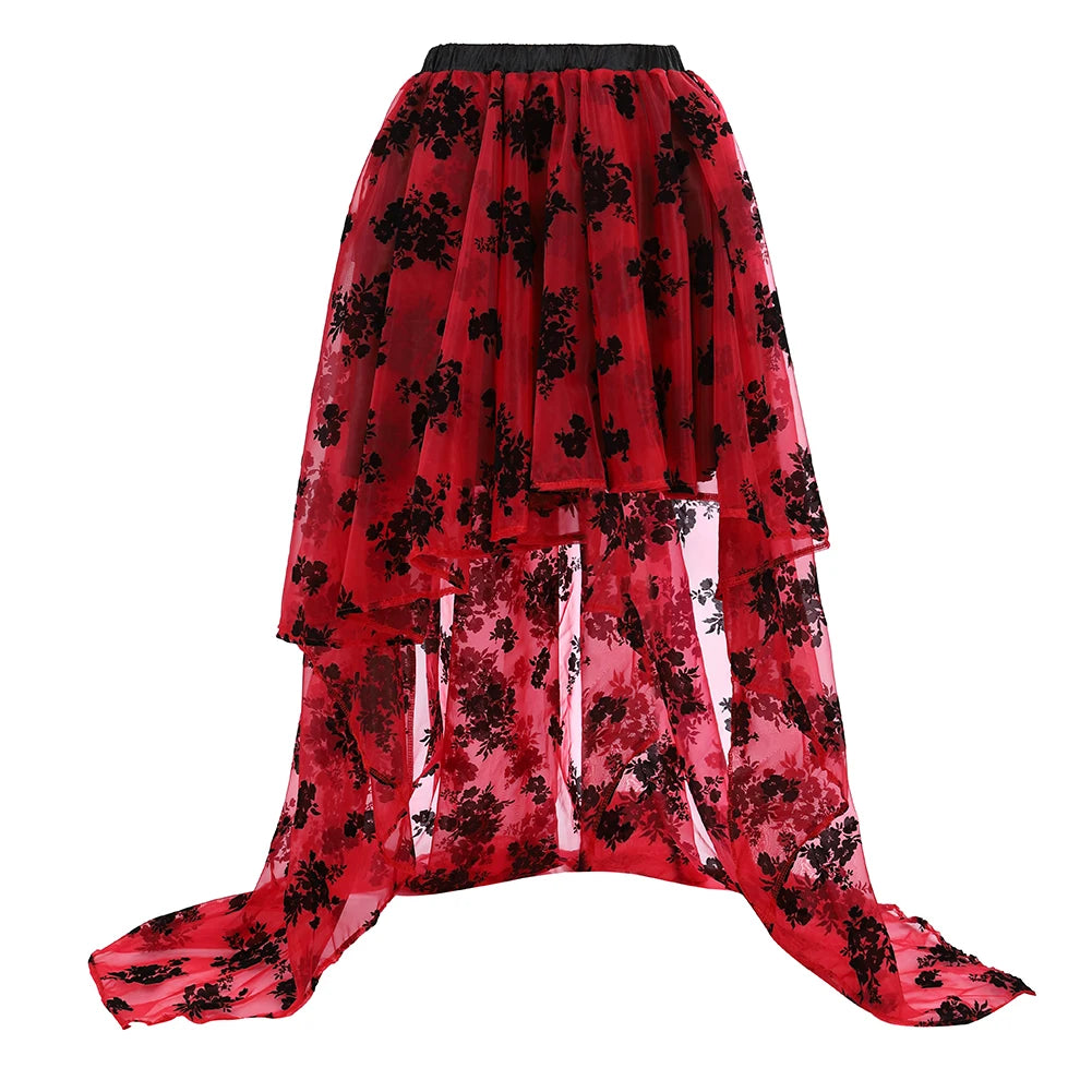 Gothic Maxi Skirt S-6XL - Skirt - Twisted Jezebel