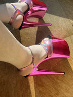 BBZs Iridescent Strapped Sissy Heals