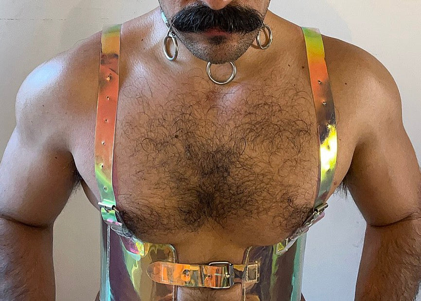Steamsissy Crystal Holographic Bustier