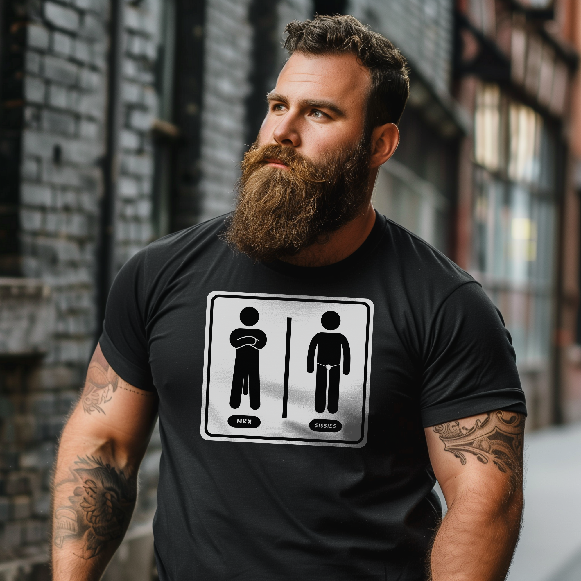 Men & Sissies Tee - Tee - Twisted Jezebel