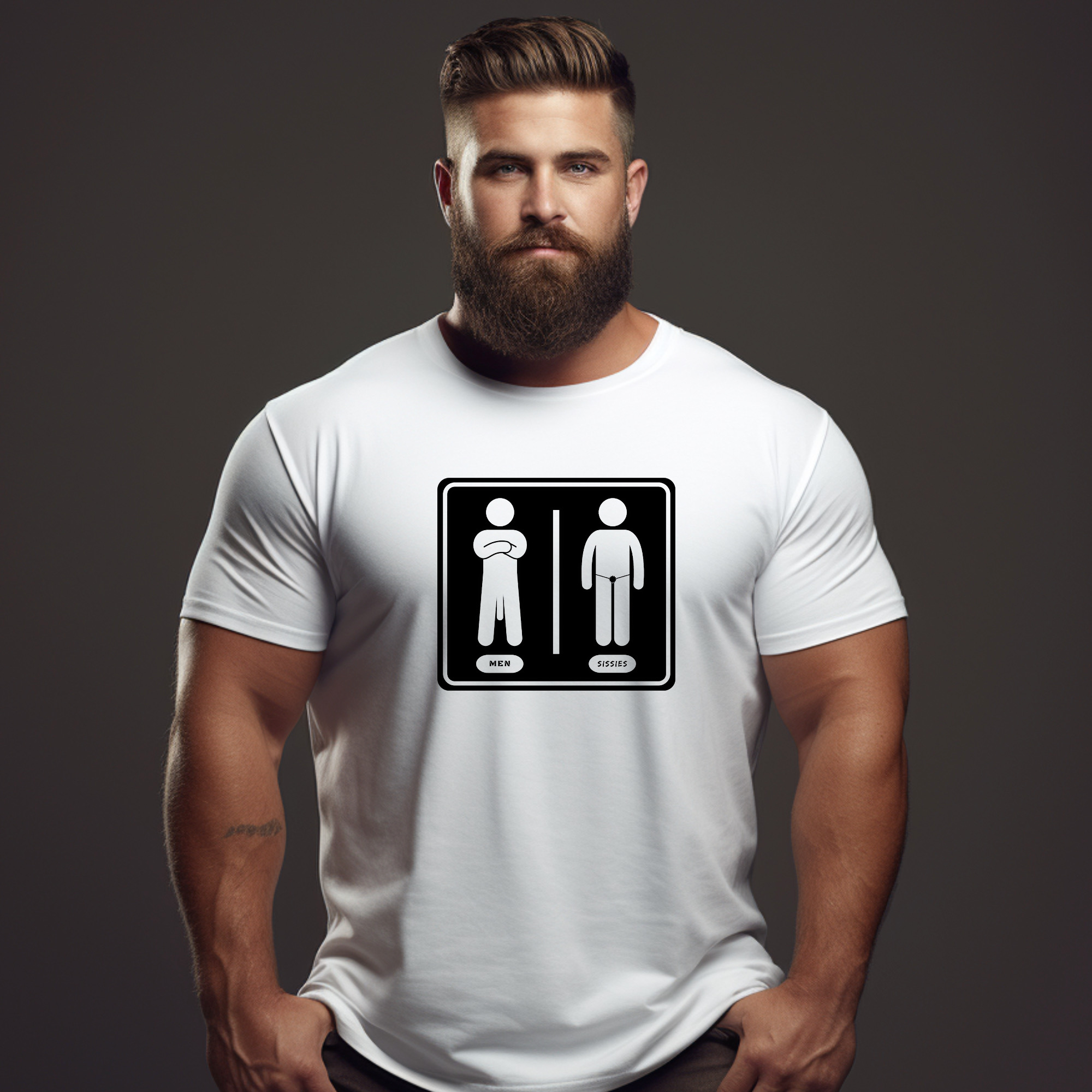 Men & Sissies Tee - Tee - Twisted Jezebel