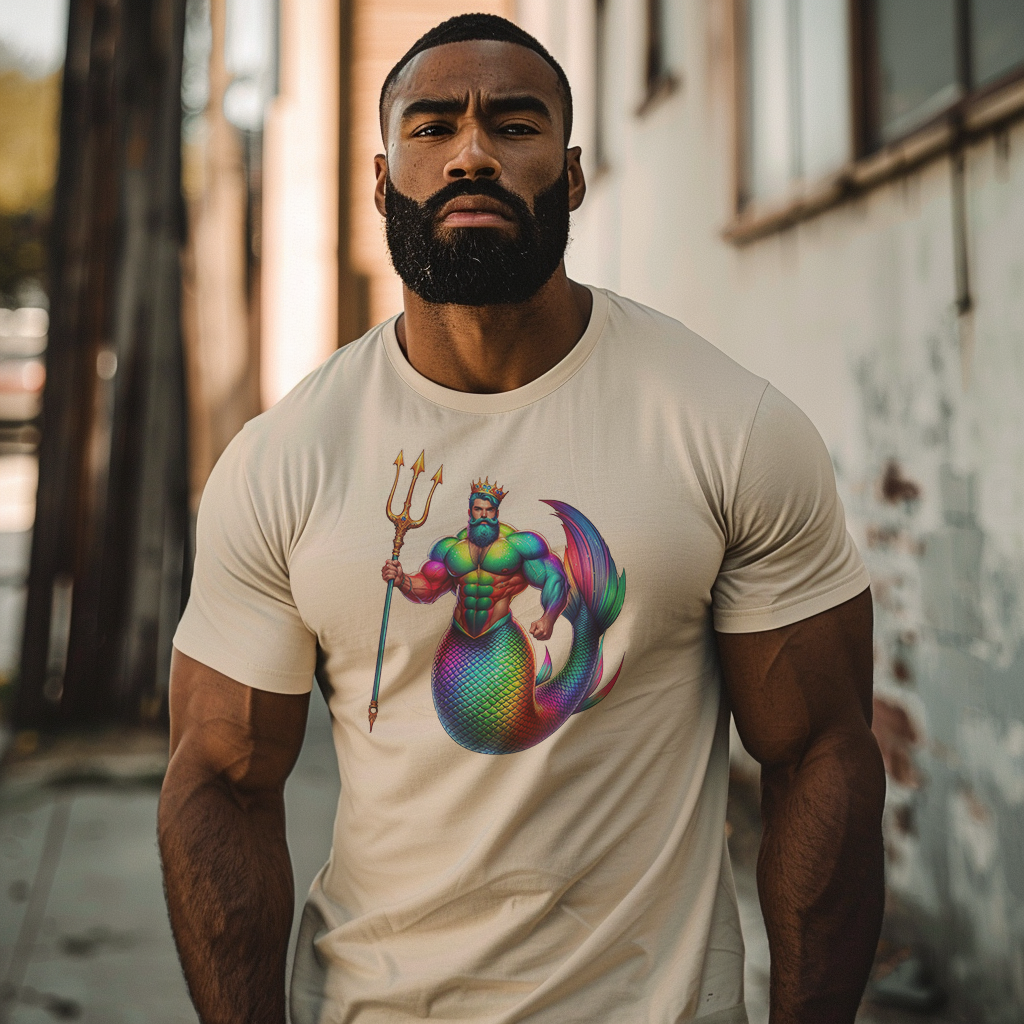 Hunky Daddy Merman I Tee