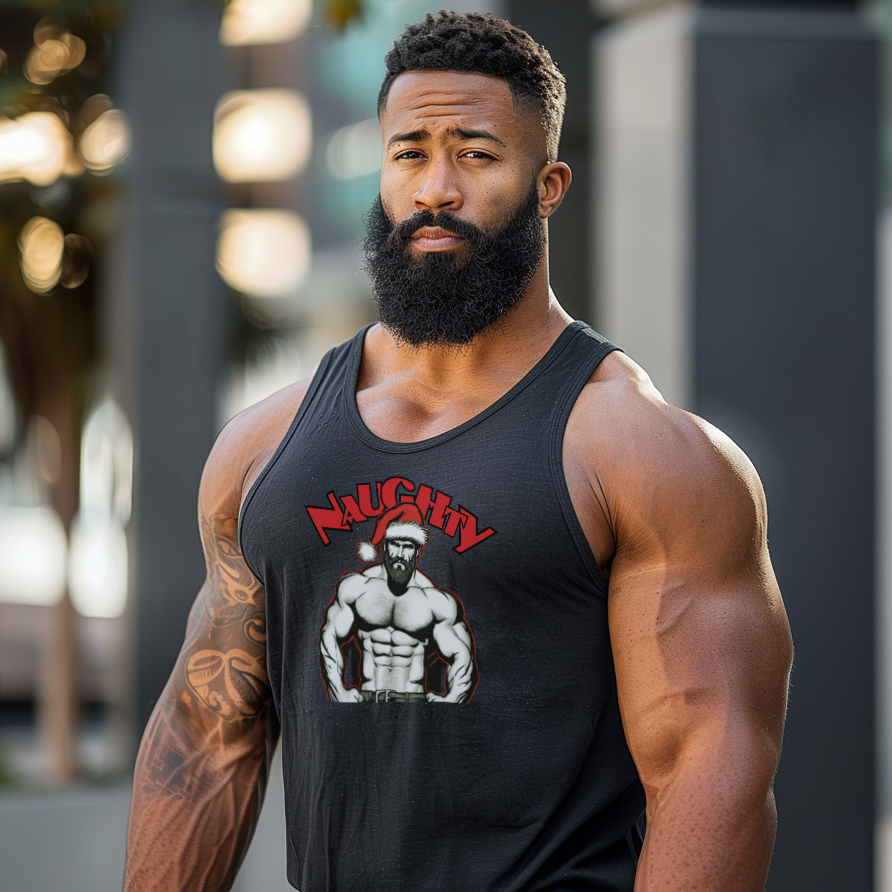 Naughty Daddy Christmas Tank