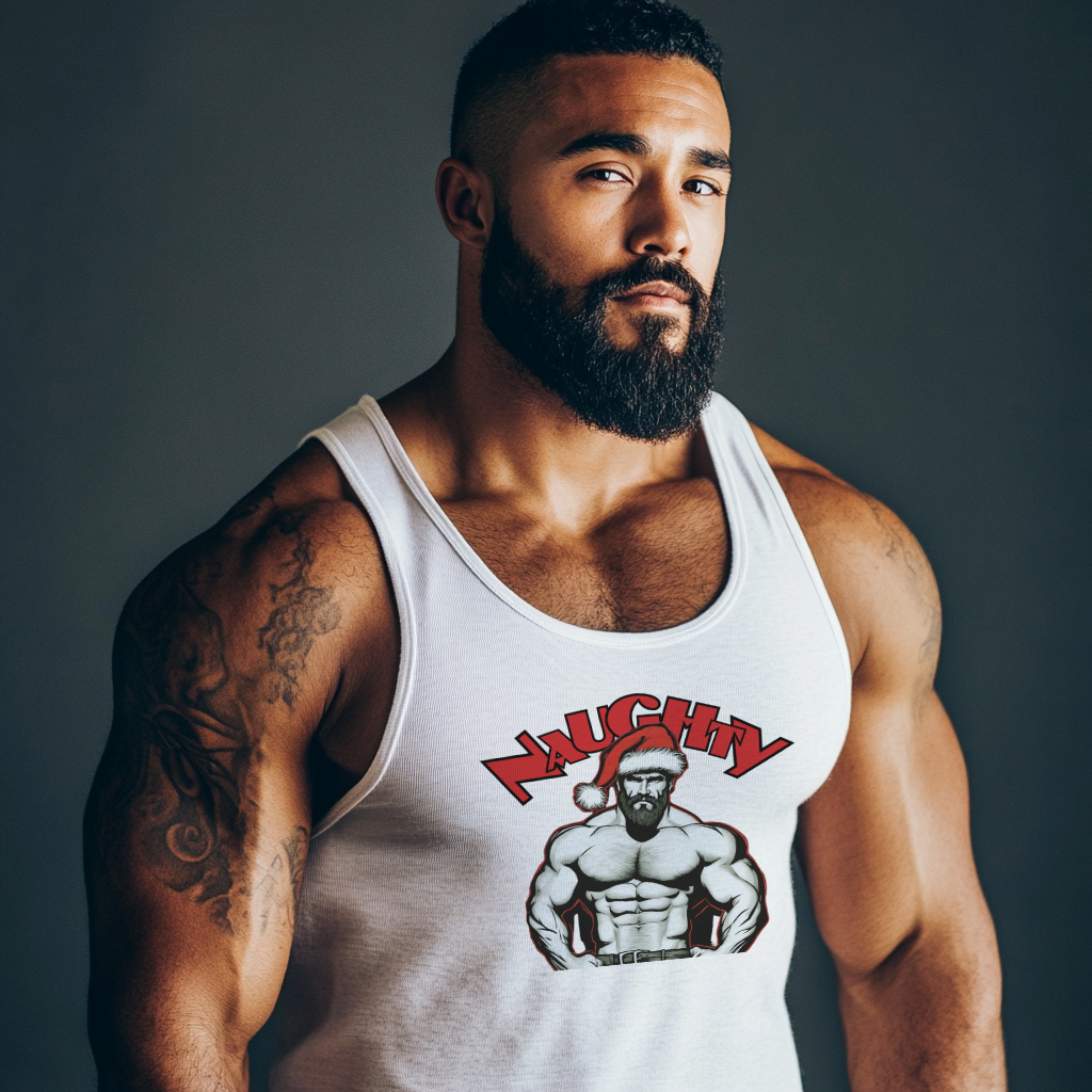 Naughty Daddy Christmas Tank