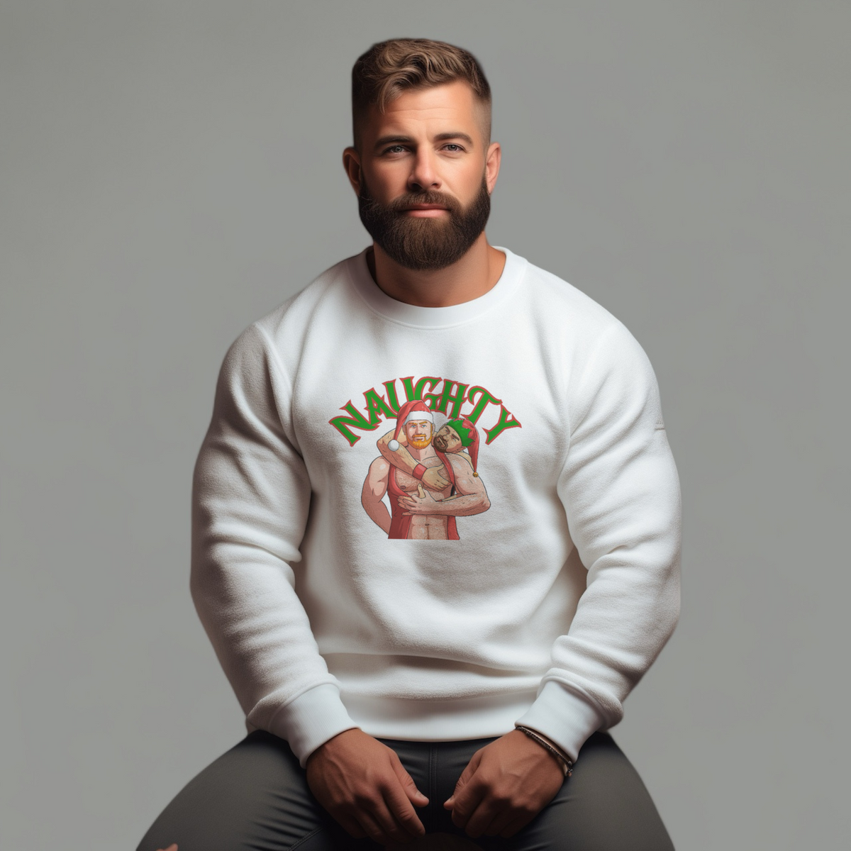 Naughty Elves Gildan Pullover