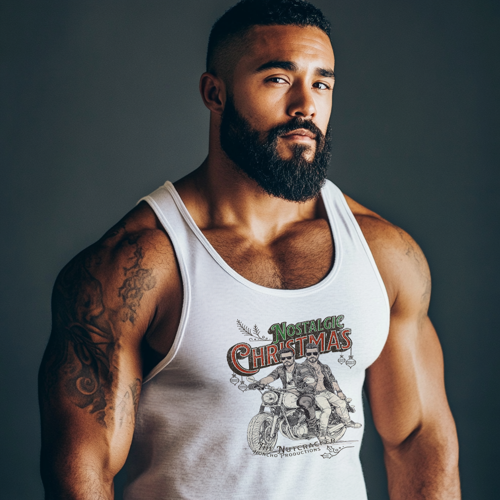 Vintage Gay Porn Nostalgic Christmas Tank