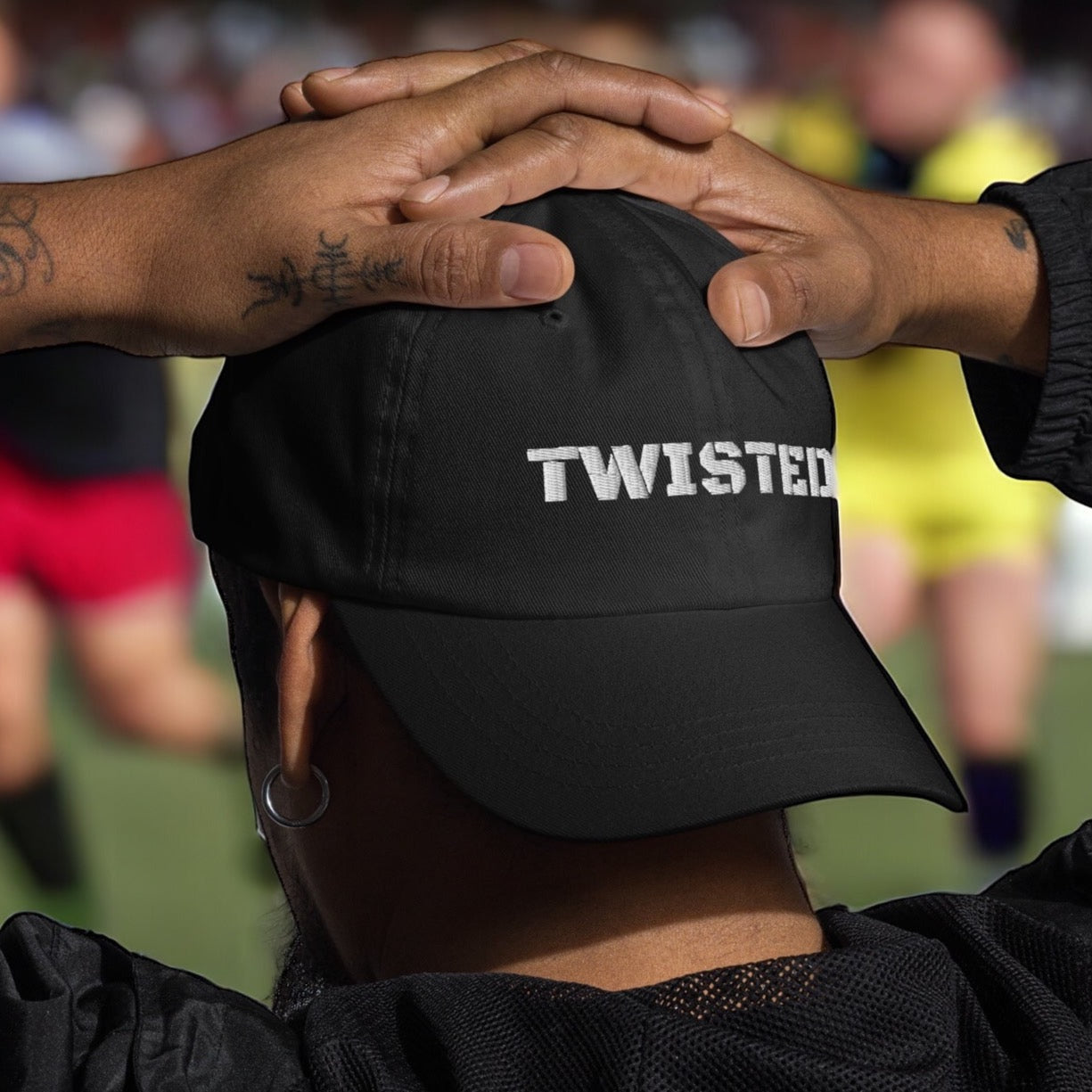 Twisted Embroidered Cap