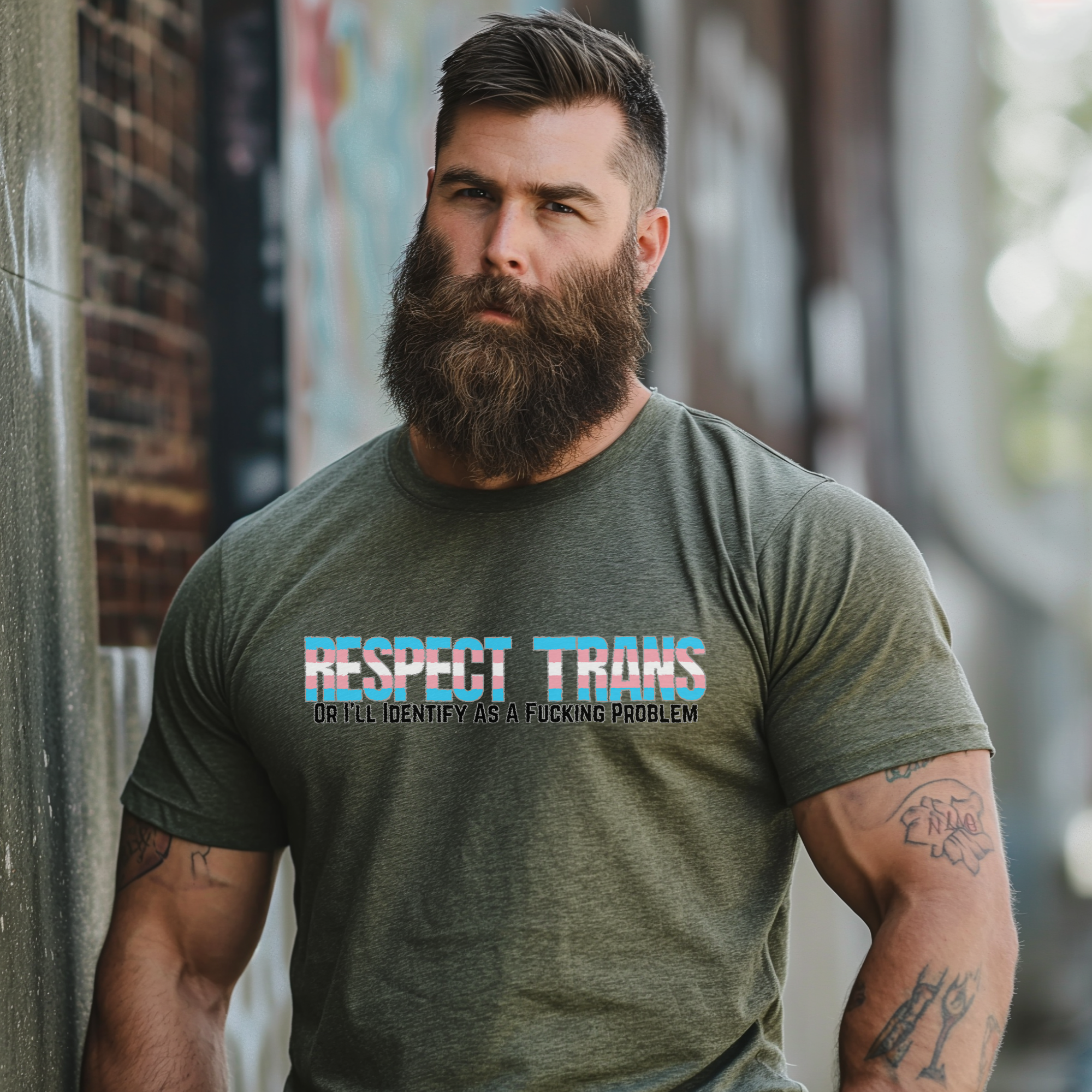 RESPECT TRANS Or I'll Identify As A Fucking Problem Tee