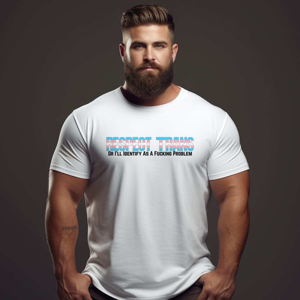 RESPECT TRANS Or I'll Identify As A Fucking Problem Tee