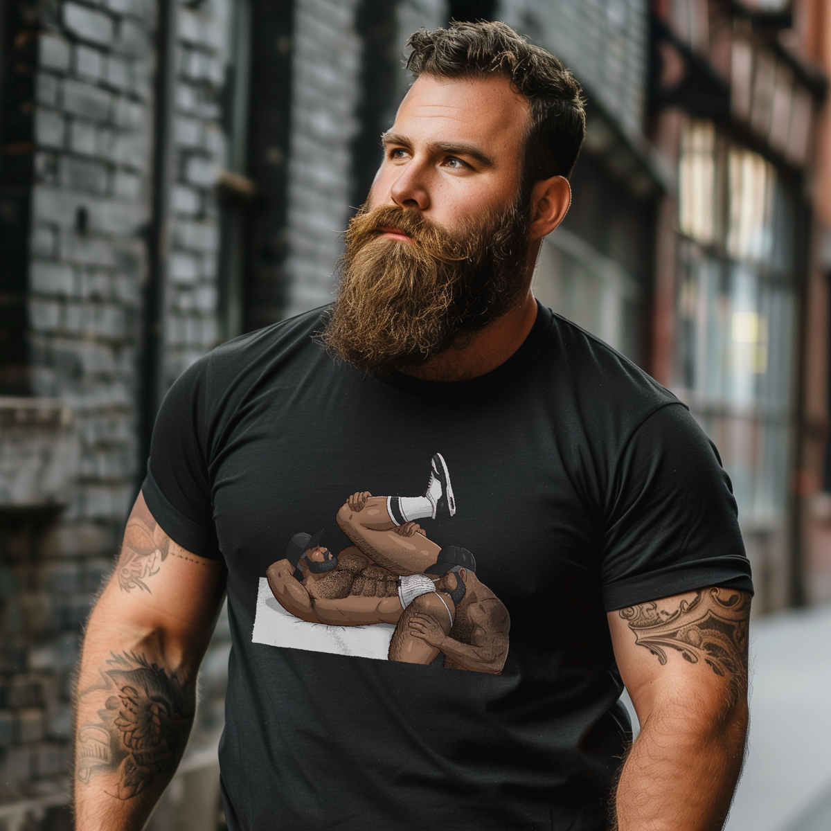 Men Rimming Tee: Black is Beautiful Edition