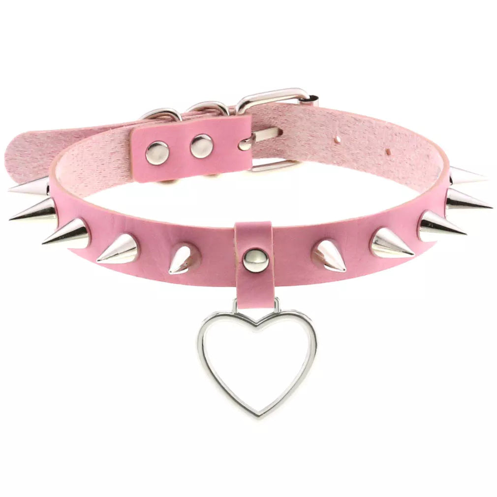 DEZI Choke Collars, Pink Sissy - Collars - Twisted Jezebel