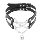 DEZI Choker Collars, Black - Collars - Twisted Jezebel