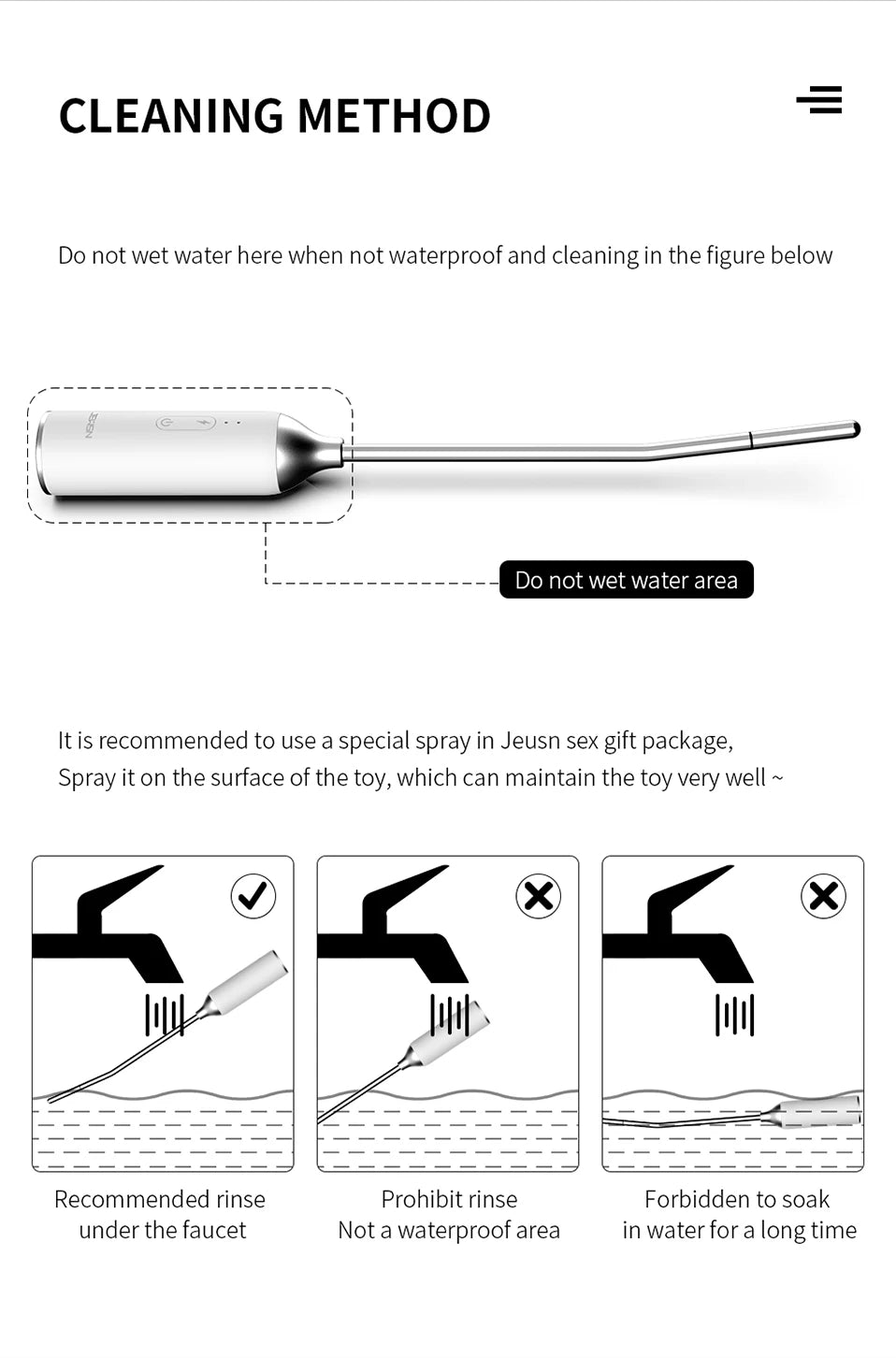 JEUSN Electric Shock Urethral Sound
