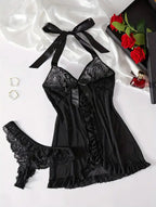 Explosions See-Through Babydoll Lingerie