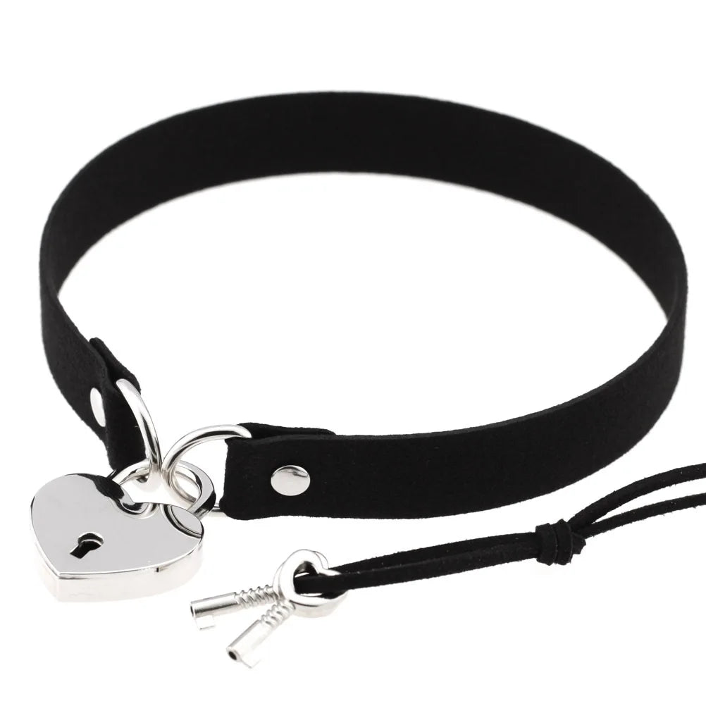 Dark Heart Chokers - Collars - Twisted Jezebel