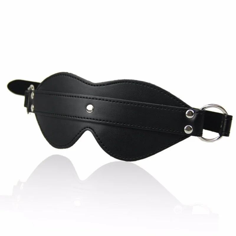 J Rue Synth Leather Blindfolds