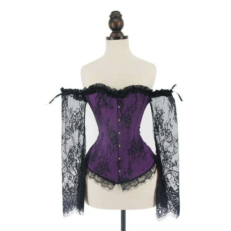 Burlesque Bustier - Corset - Twisted Jezebel