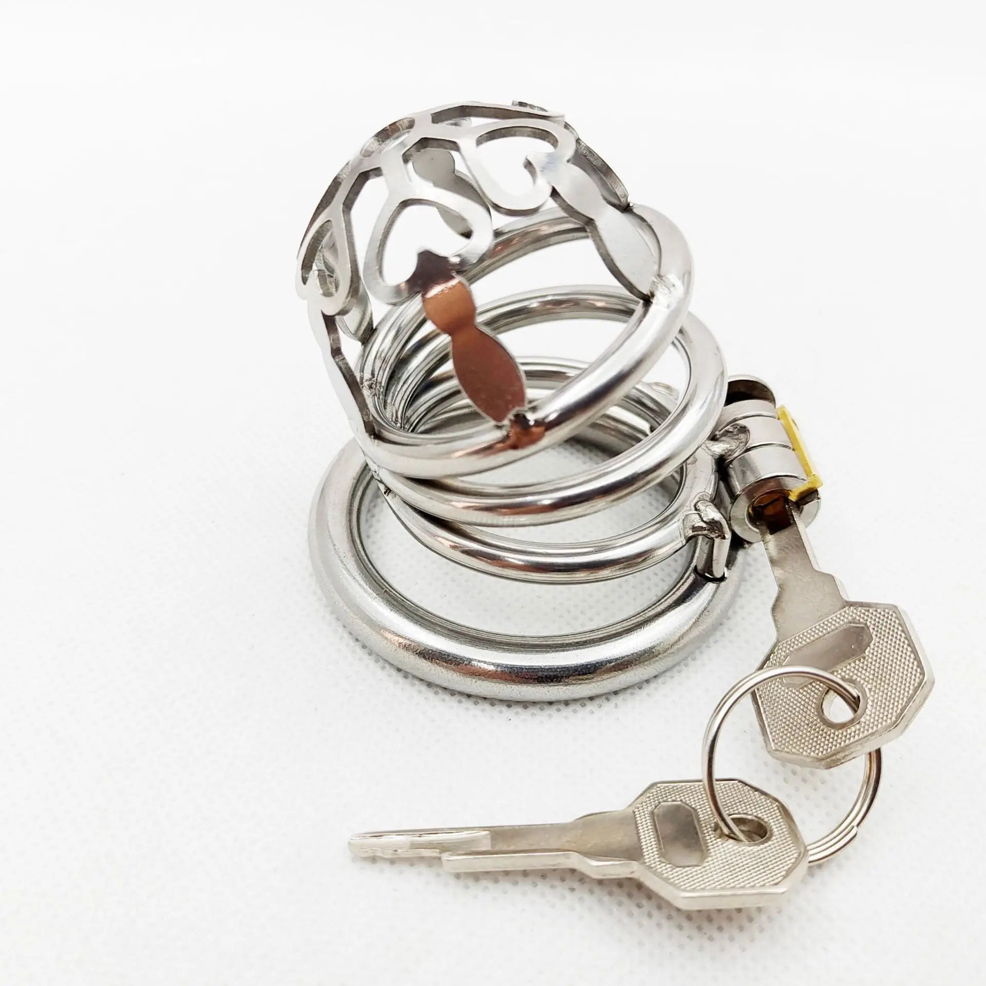 Steel Hearts Chastity Cage
