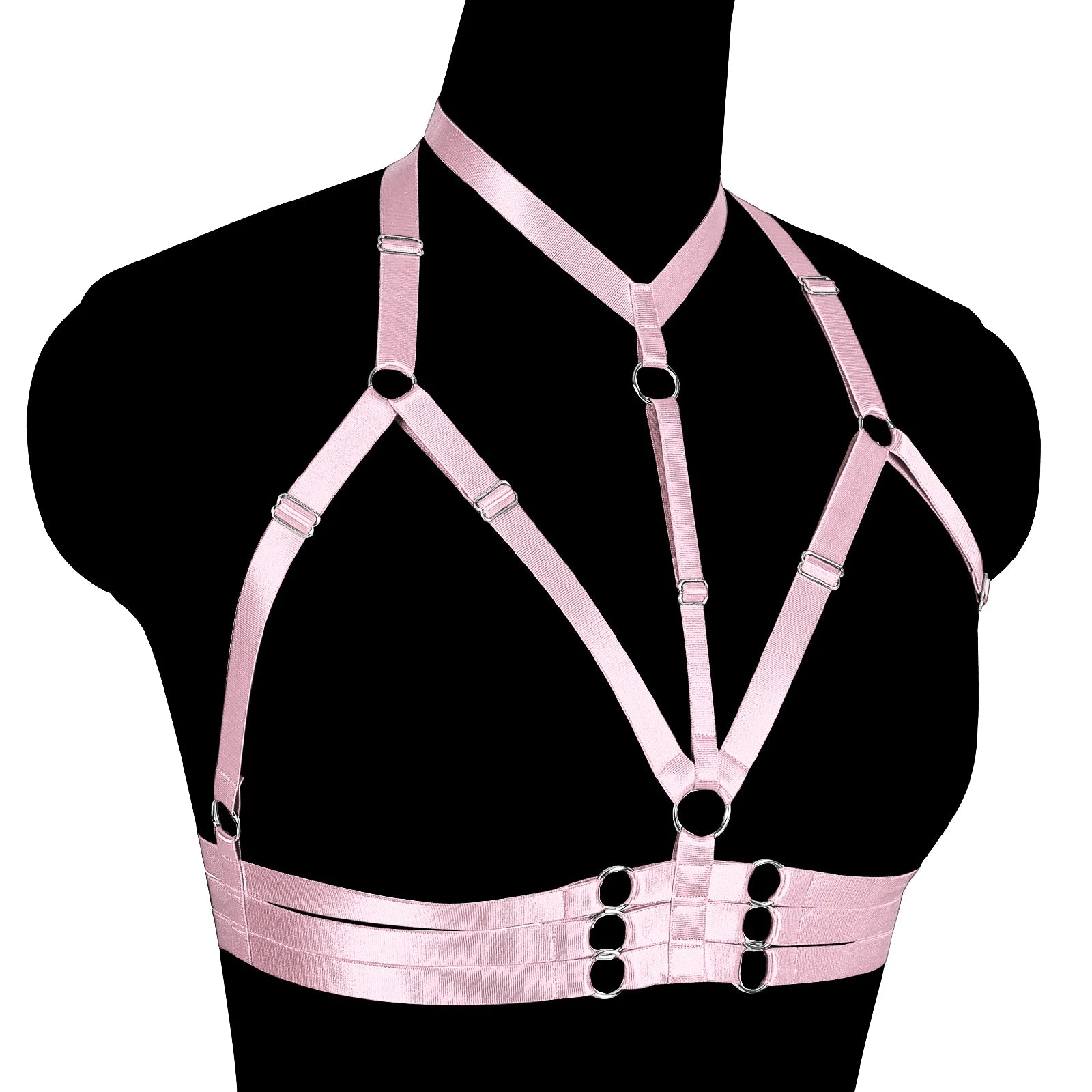 NUVO 5-Strap Sissy Harness - Lingerie - Twisted Jezebel