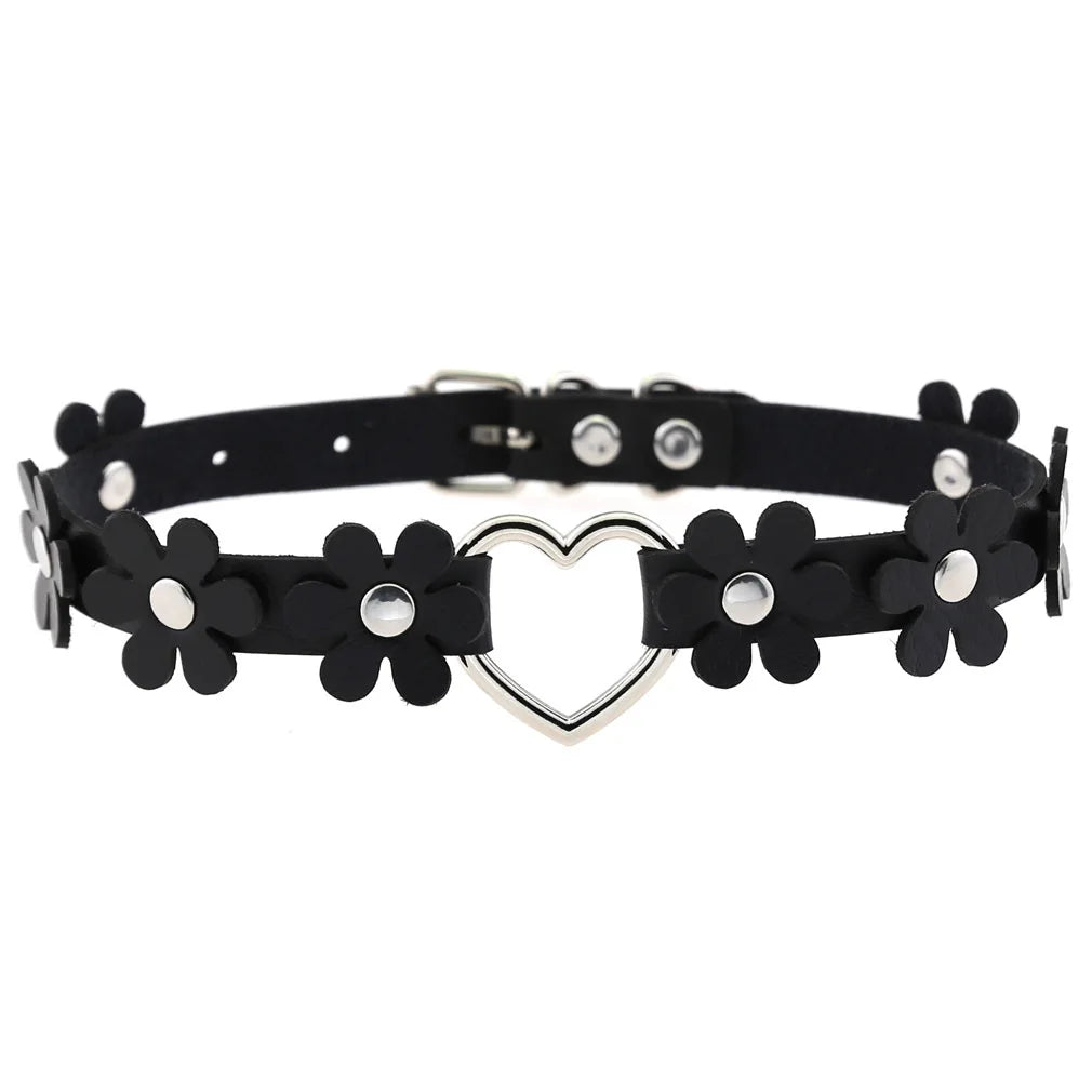 Dark Heart Chokers - Collars - Twisted Jezebel