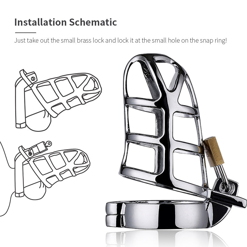 FreeFall Stainless Steel Chastity Cages - Chastity Cages - Twisted Jezebel