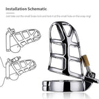 FreeFall Stainless Steel Chastity Cages - Chastity Cages - Twisted Jezebel