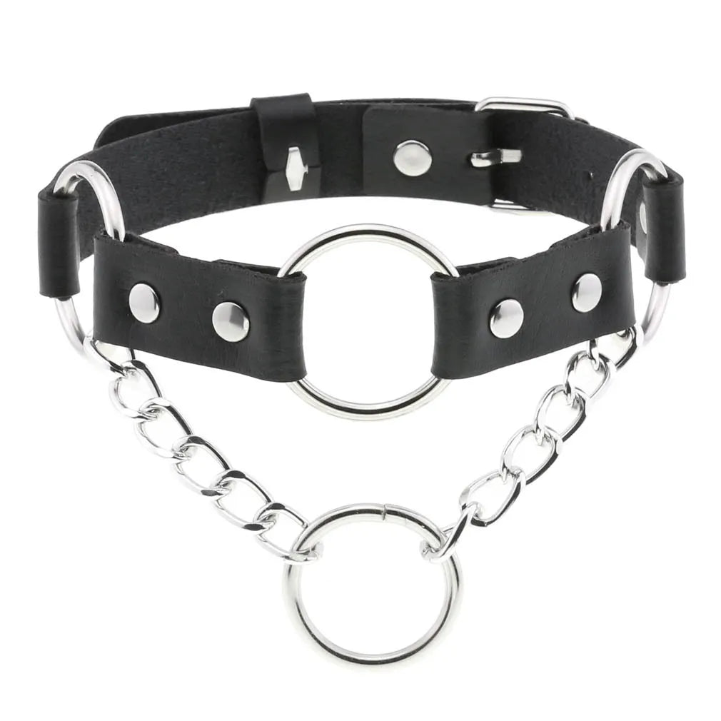 DEZI Choker Collars, Black - Collars - Twisted Jezebel