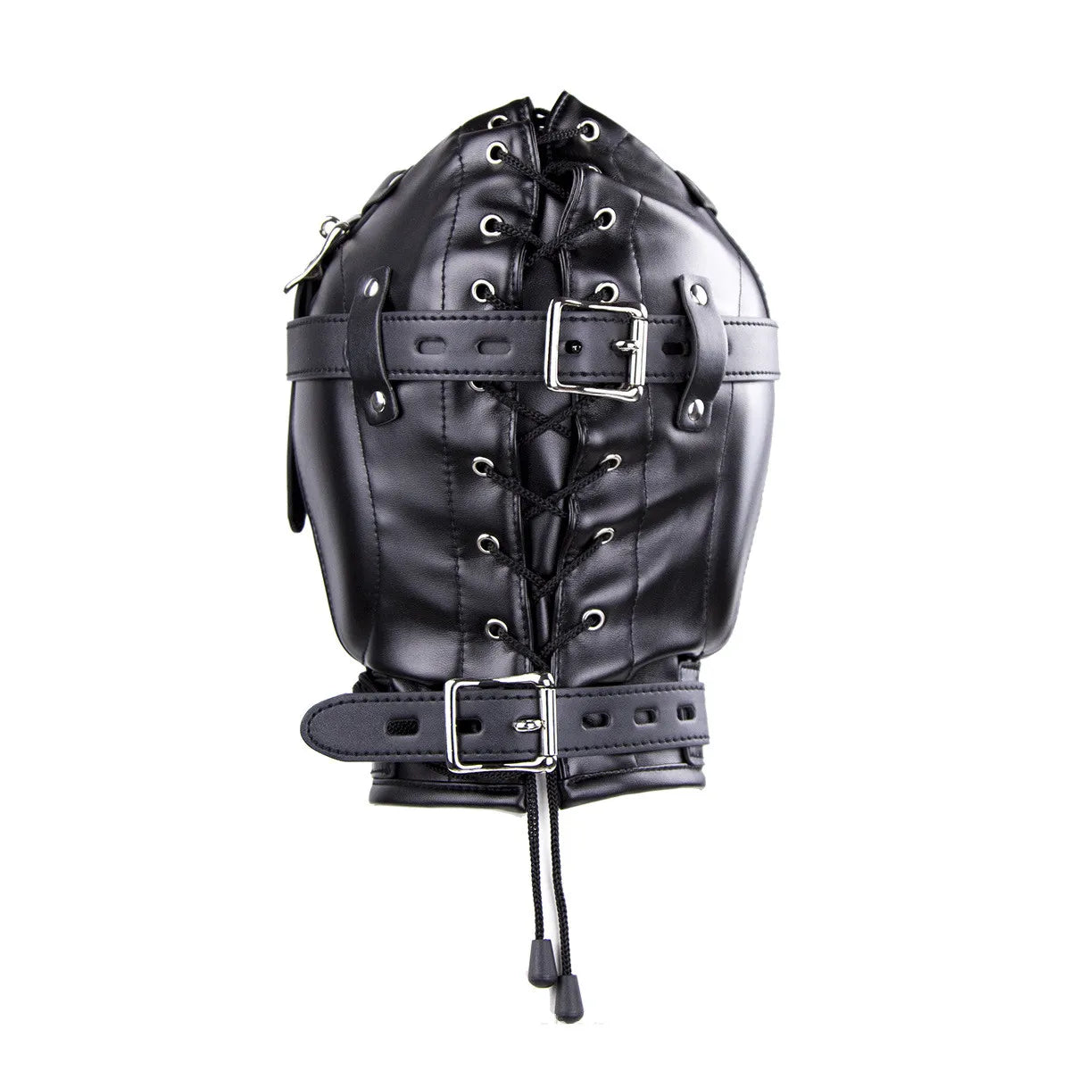 Synth Leather Full BDSM Hood