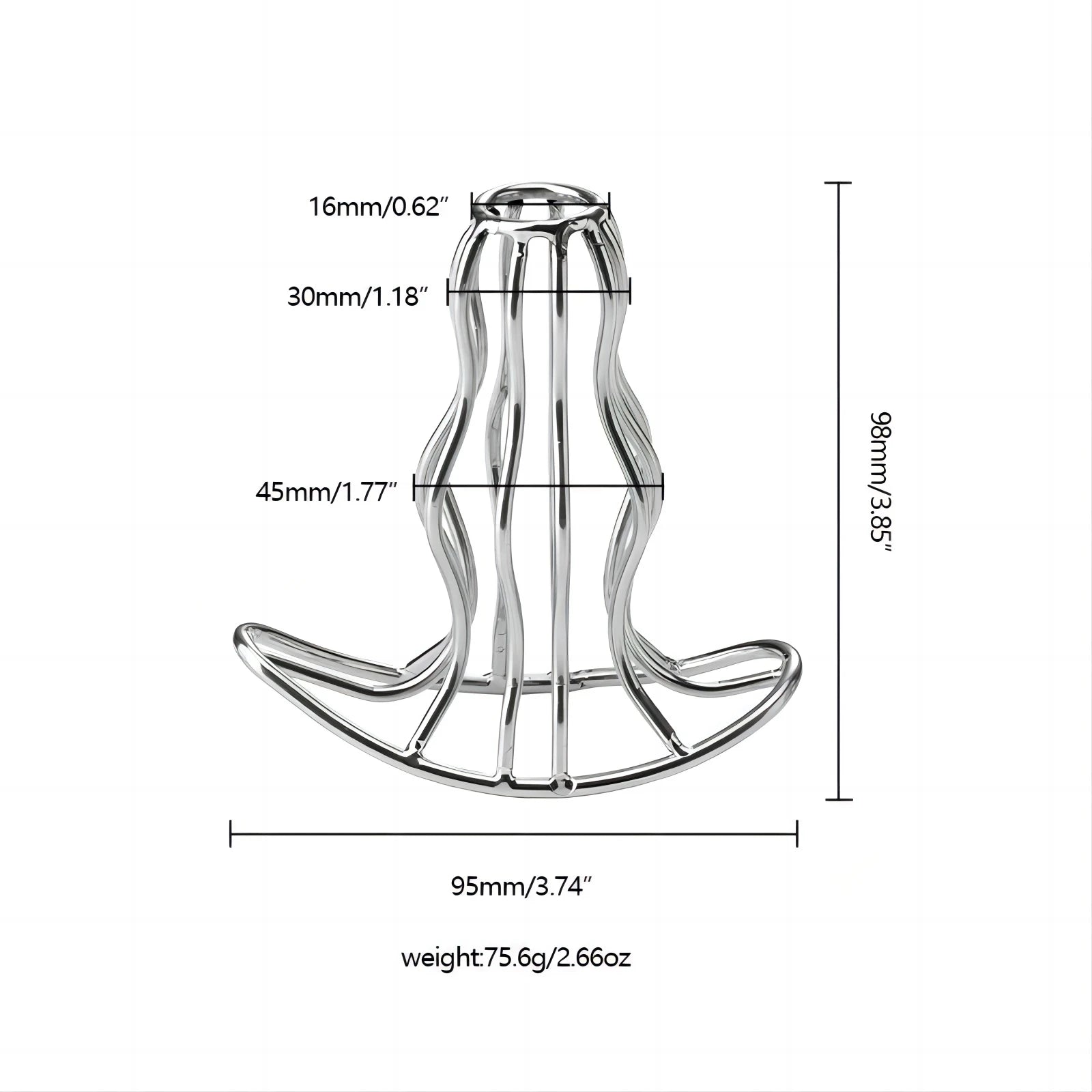 Stainless Steel Hole Stretcher - Anal Toy - Twisted Jezebel
