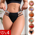 4 Pack BoomGlam Low Rise Panties - Panties - Twisted Jezebel