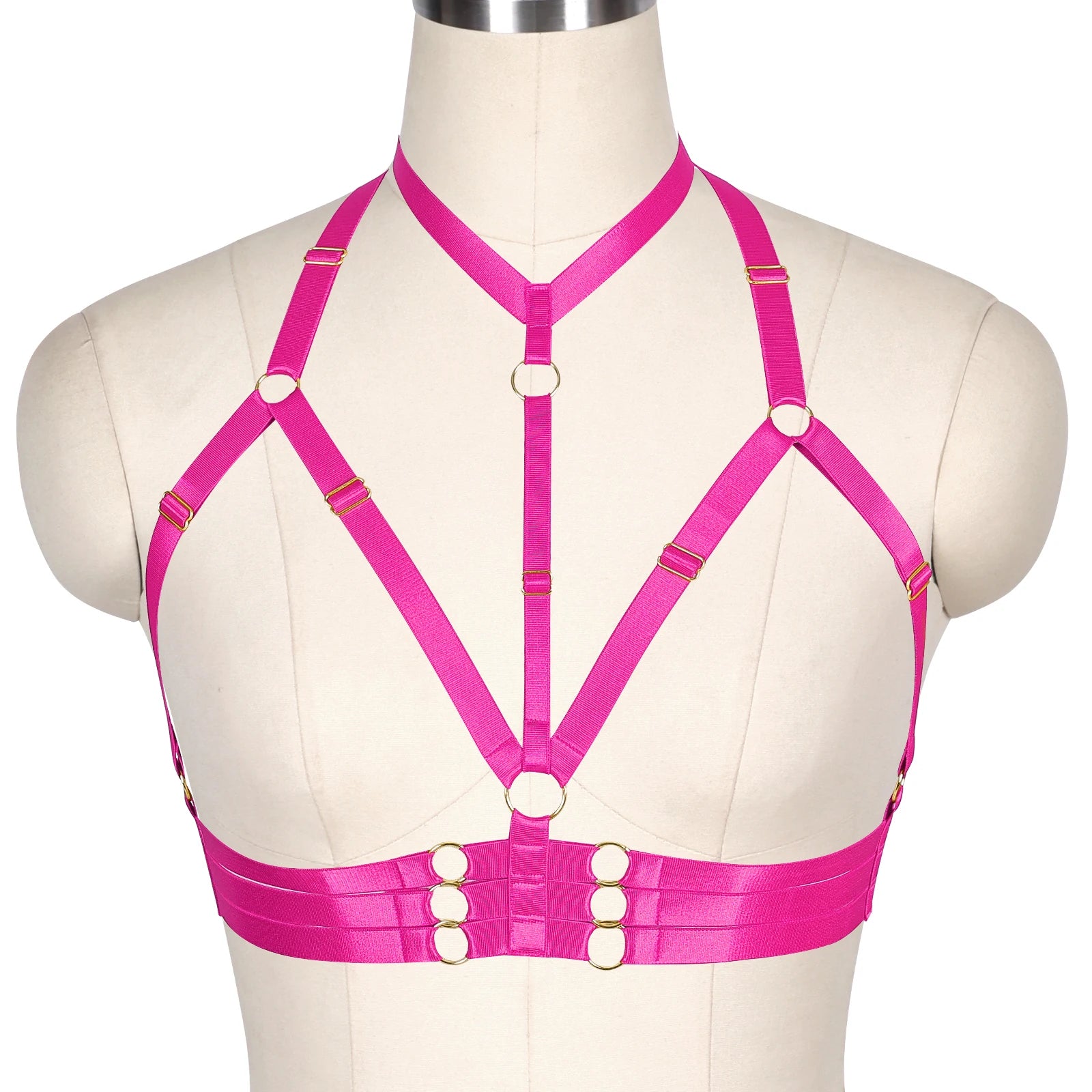 NUVO 5-Strap Sissy Harness - Lingerie - Twisted Jezebel