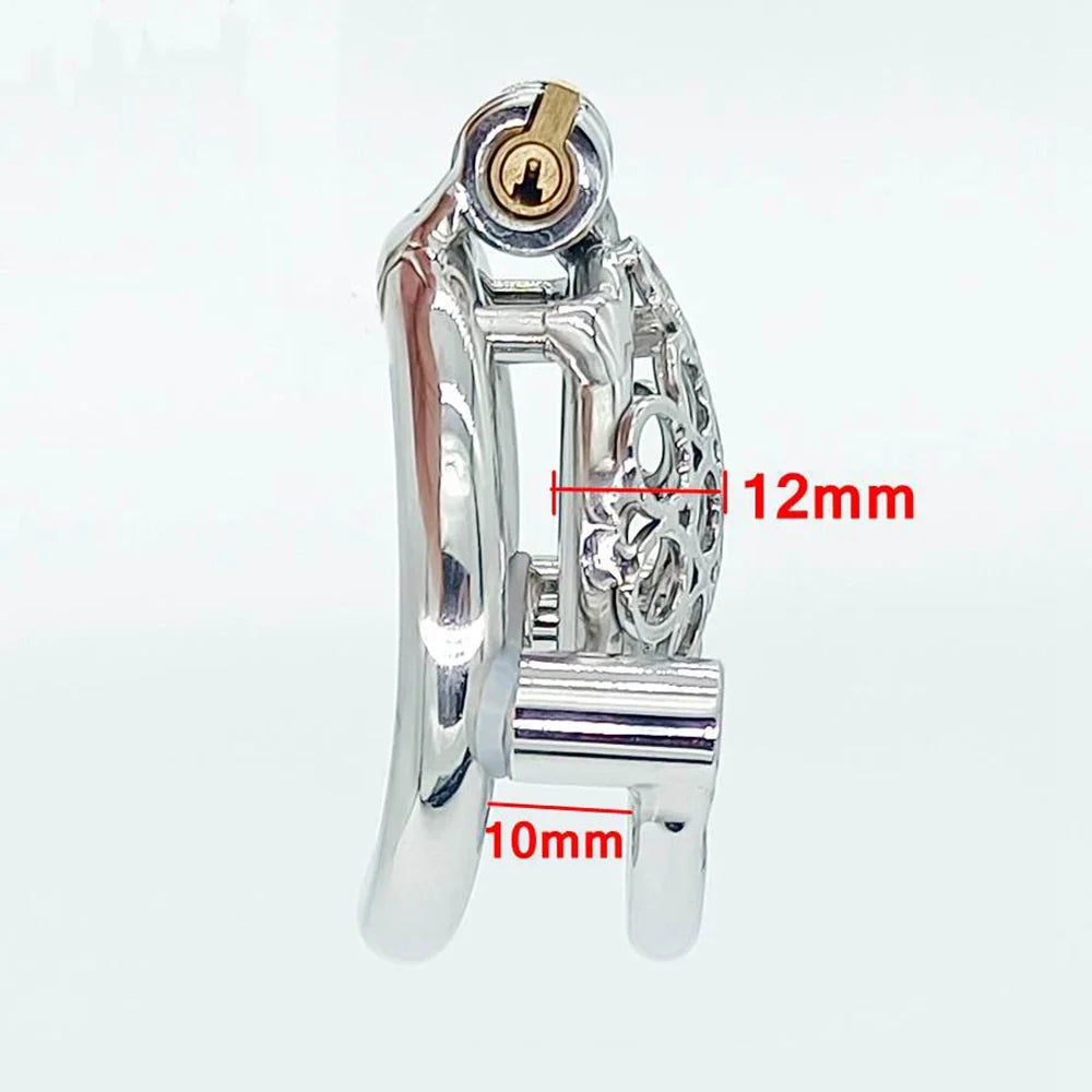 Fractal Zero Chastity with Scrotum Lock & Optional Catheter