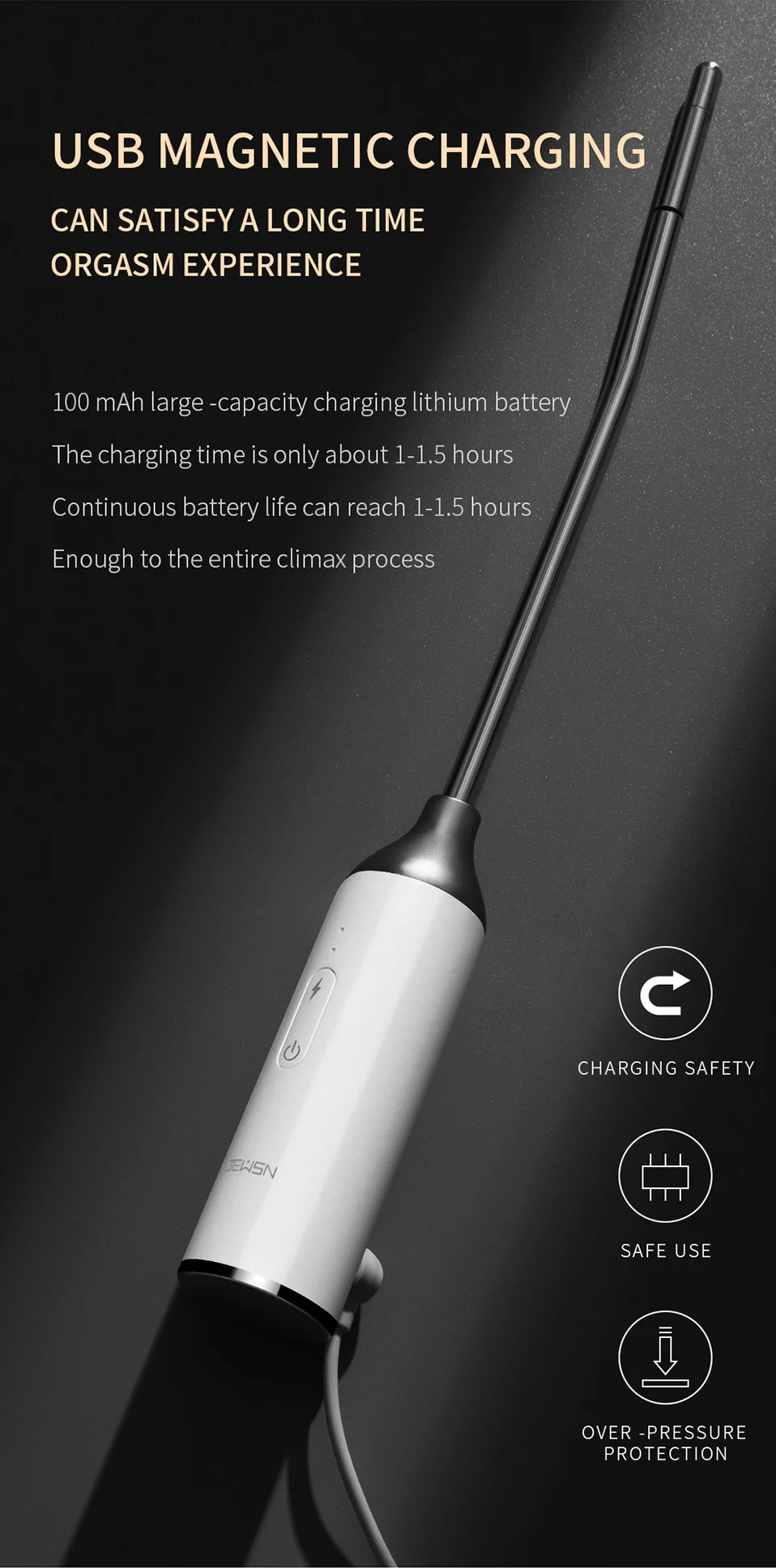 JEUSN Electric Shock Urethral Sound