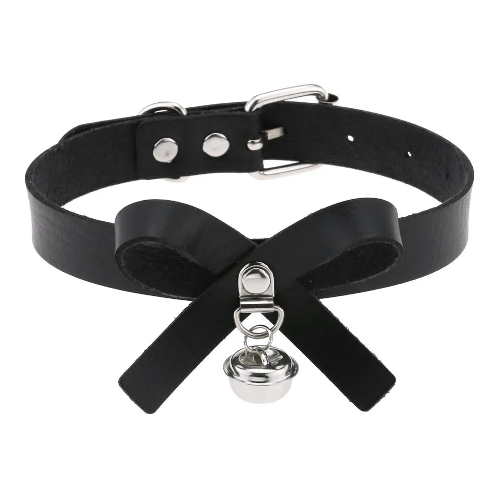DEZI Choker Collars, Black - Collars - Twisted Jezebel