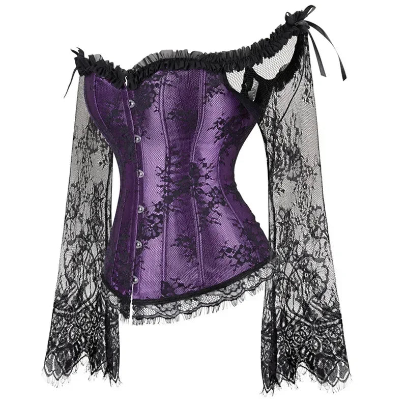 Burlesque Bustier - Corset - Twisted Jezebel