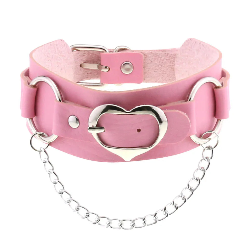DEZI Choke Collars, Pink Sissy - Collars - Twisted Jezebel