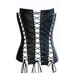 SteamSissy Synth Leather Lace-up Corset