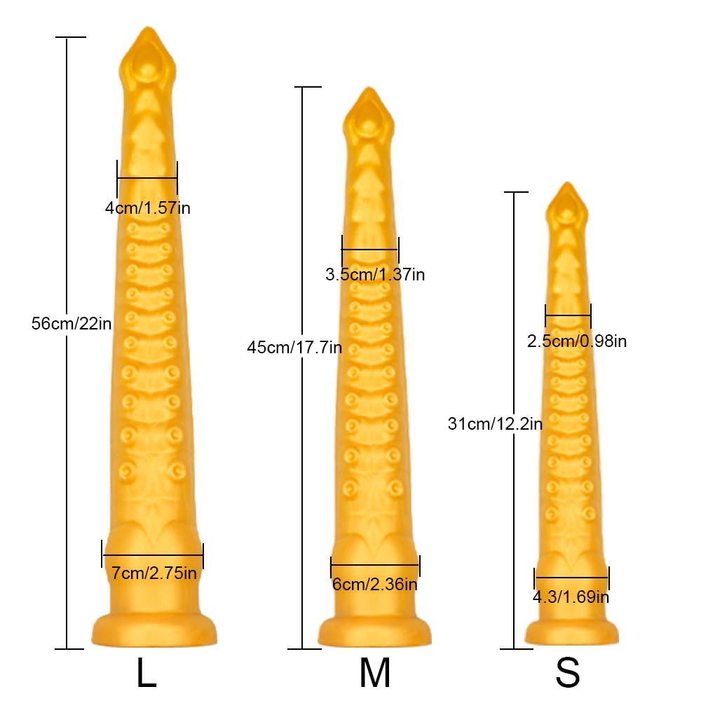 Throat Ticklr Liquid Silicone Tentacle - Anal Toy - Twisted Jezebel