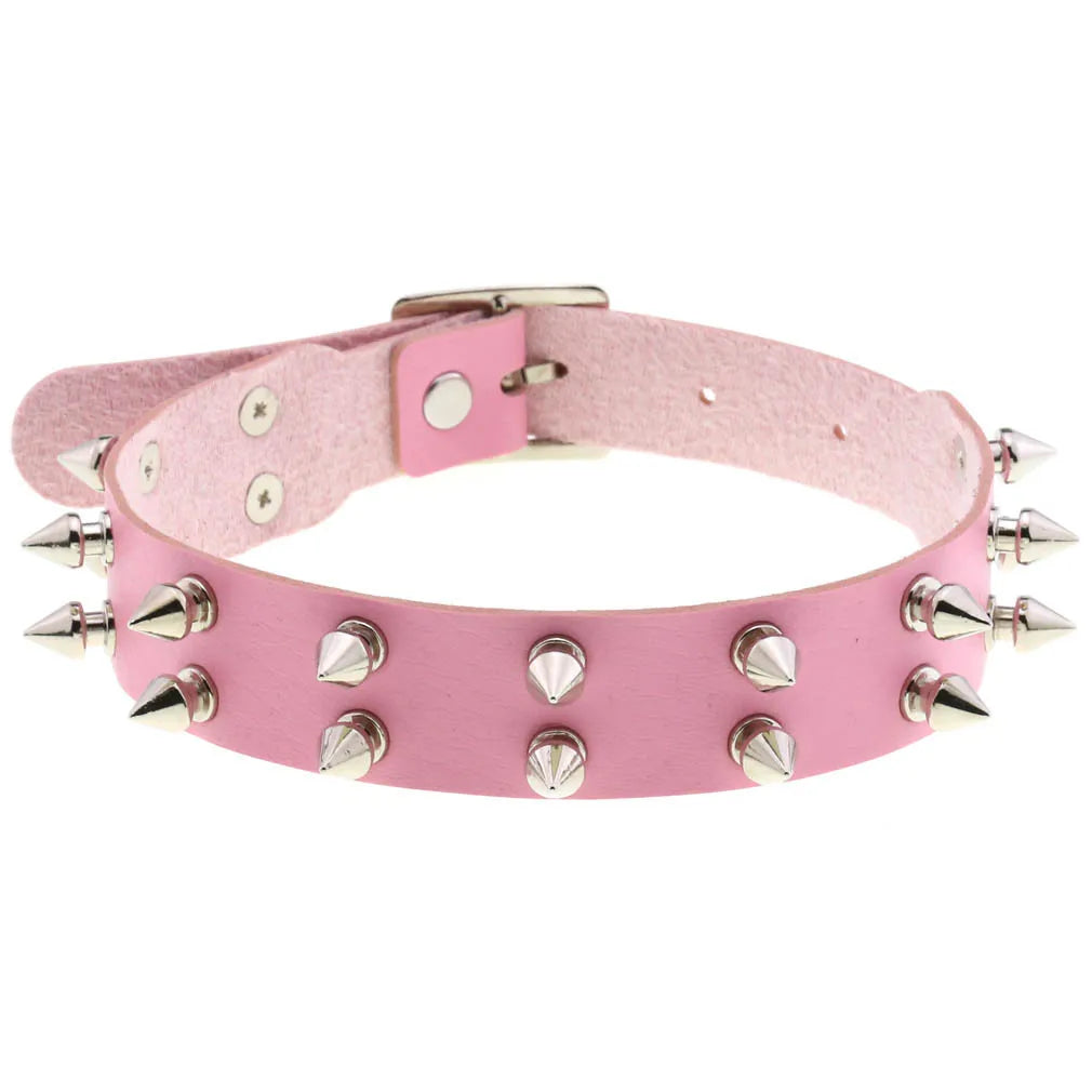 DEZI Choke Collars, Pink Sissy - Collars - Twisted Jezebel